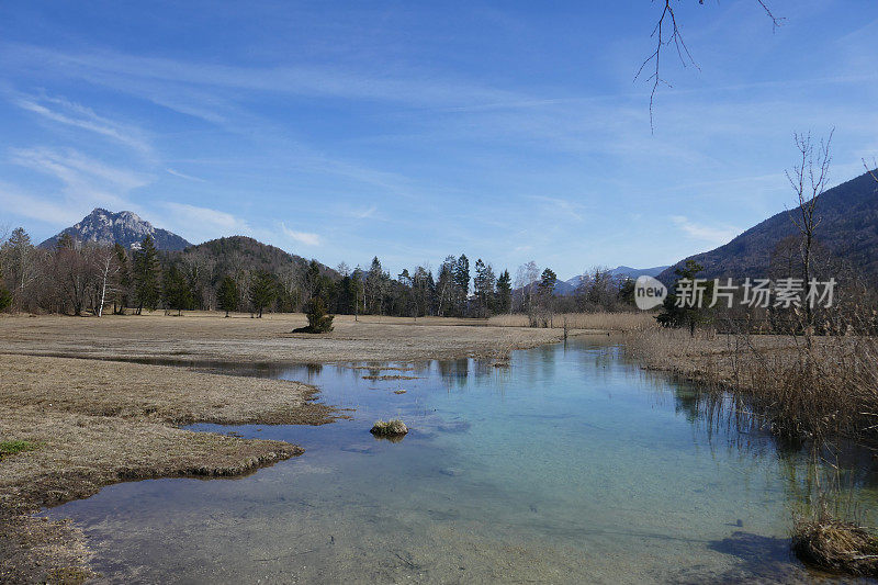 富施尔湖， 萨尔茨堡， 奥地利